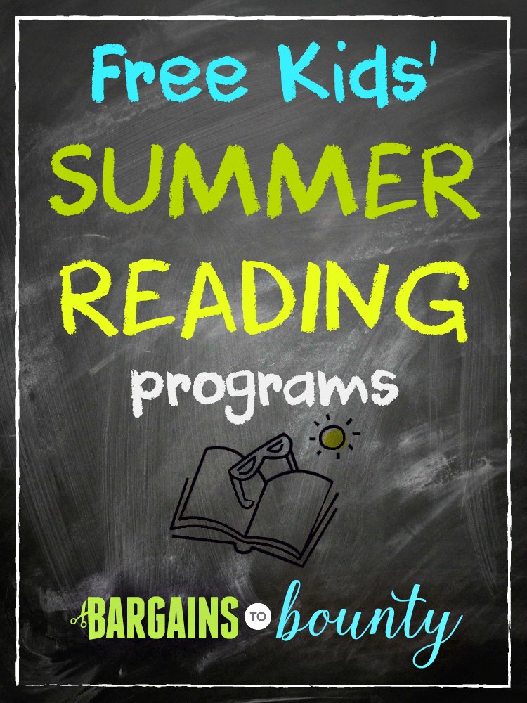 Summer Reading Programs for Kids 2015 • Bargains to Bounty