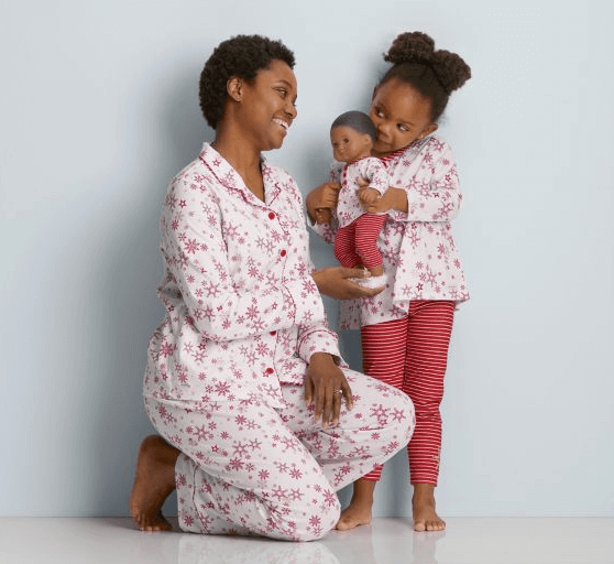 american girl matching pajamas mom girl doll
