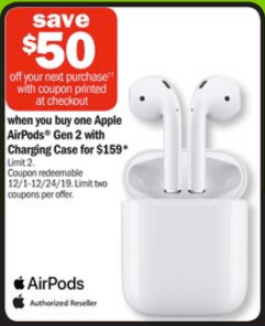 Black Friday 2019 Best Deals: Apple AirPods • Bargains to Bounty
