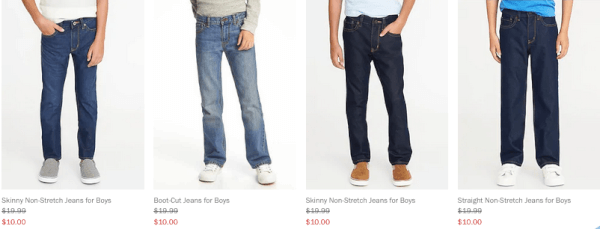 Old Navy: 50% off Jeans & Tees + $100 gift card giveaway!