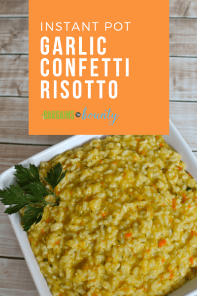 instant pot garlic risotto